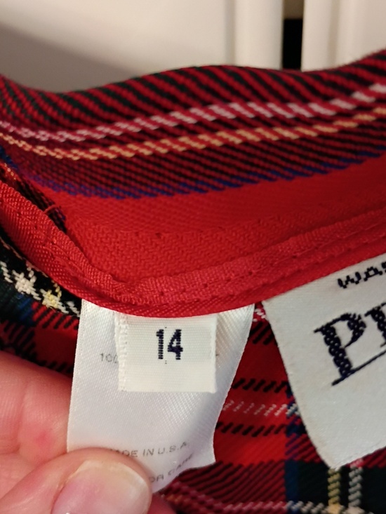 Pendleton Red Tartan Midi Skirt - Picture 5 of 8